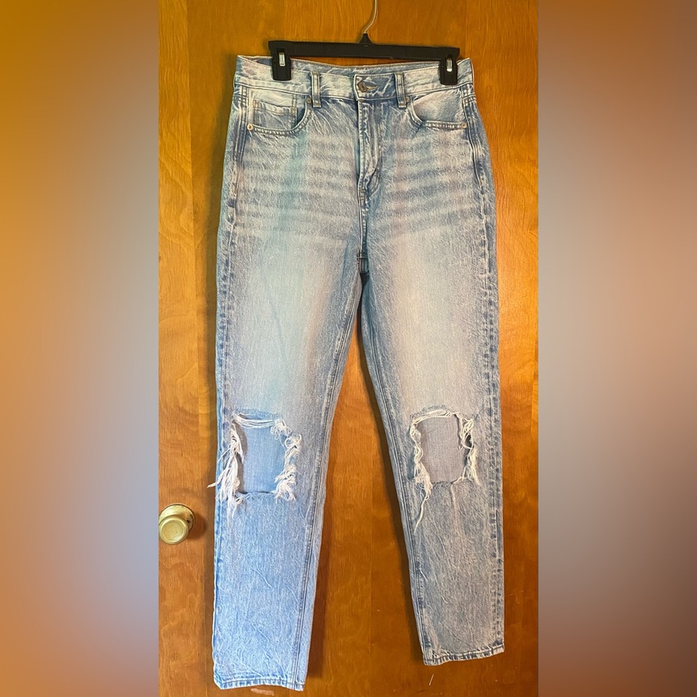 American Eagle Outfitters Blue Denim Mom Jeans